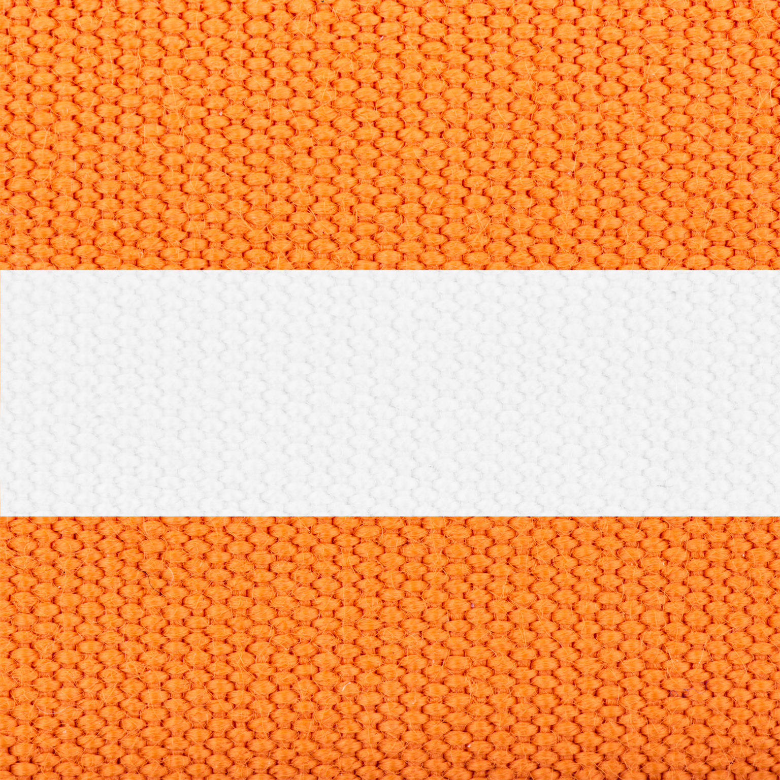 Orange & White Stripe