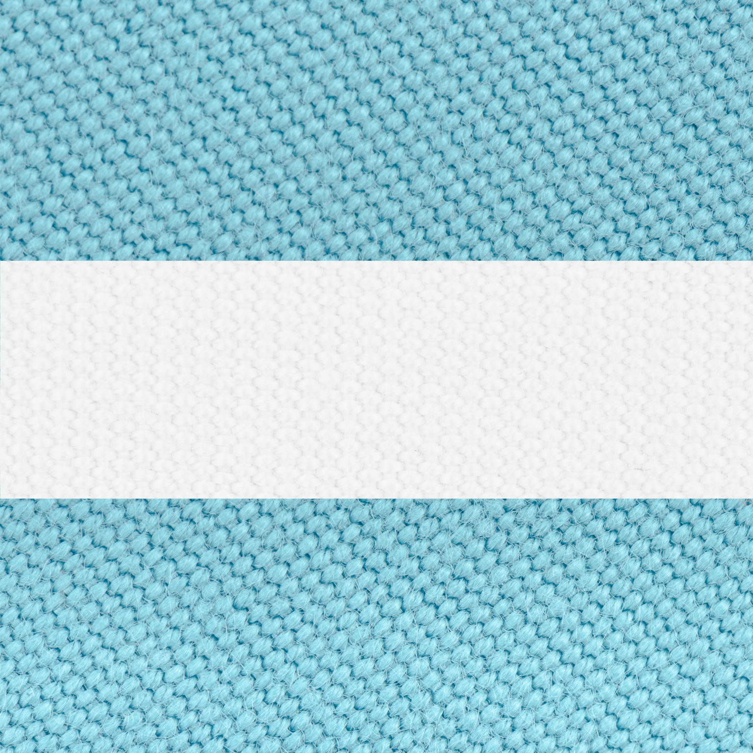 Turquoise & White Stripe