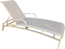 6150A - Sling Chaise Lounge w/ Arms