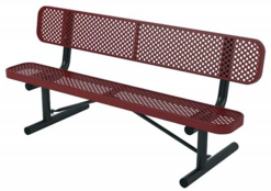 6BNCHB - 6 Foot Bench With Back