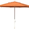 9FIBER - 9' Fiberglass Market Umbrella with Crank
